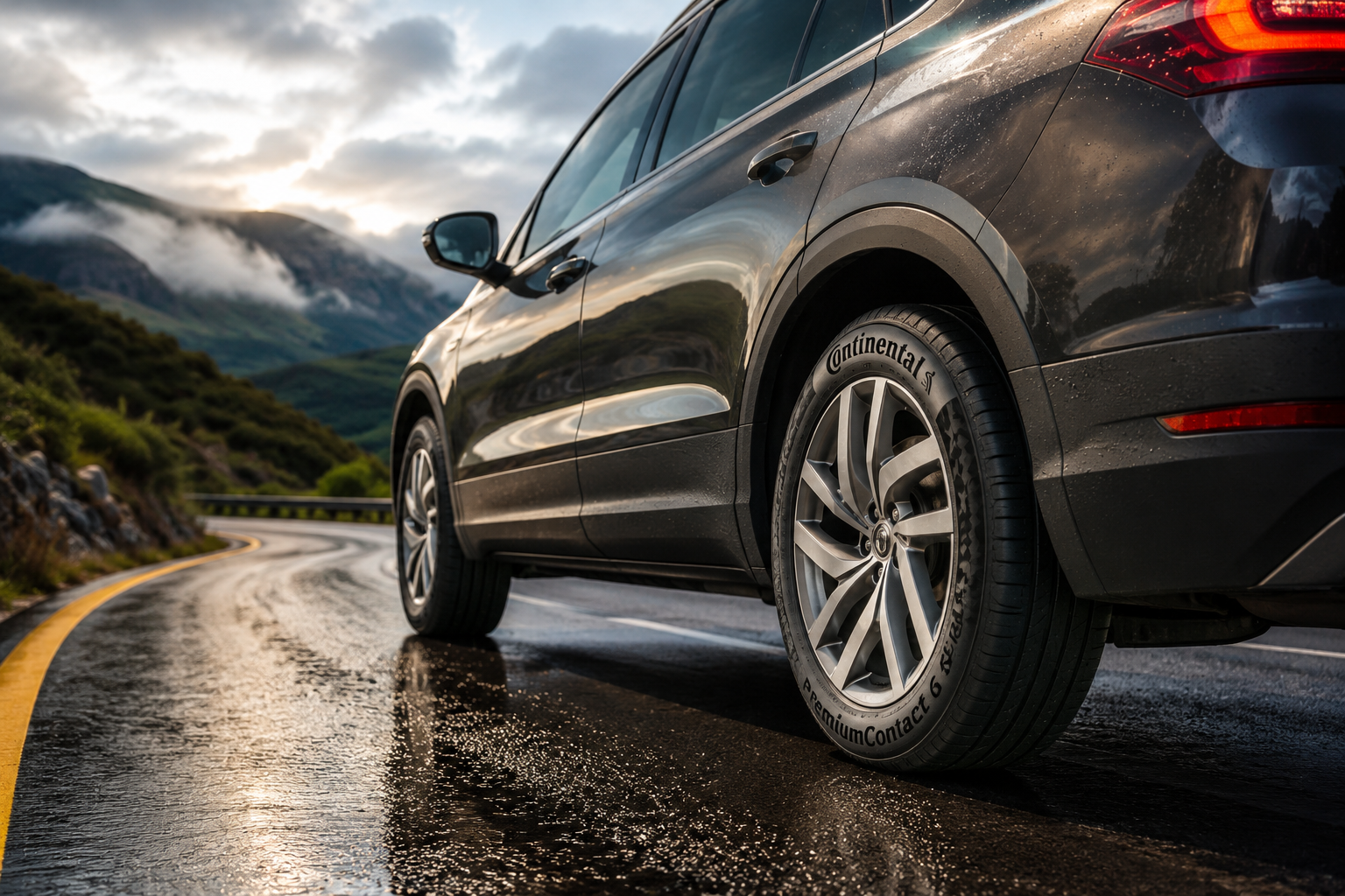 SUV utilizando pneus Continental